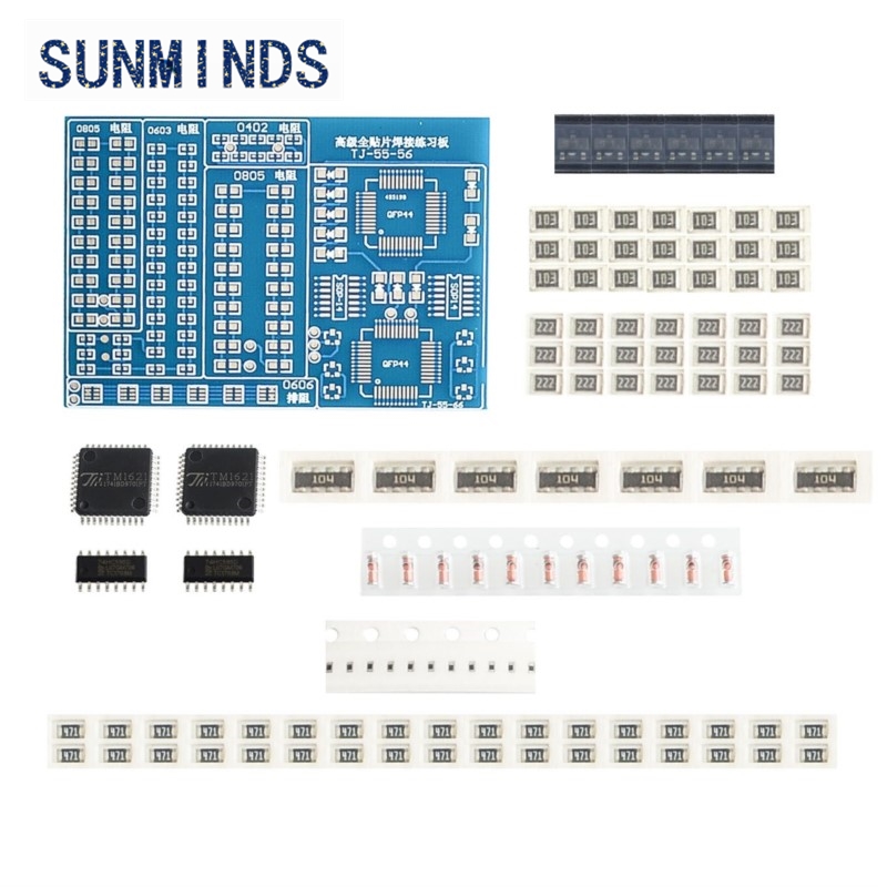 Diy Electronics Learning Kit - 1 pçs smt smd componente placa