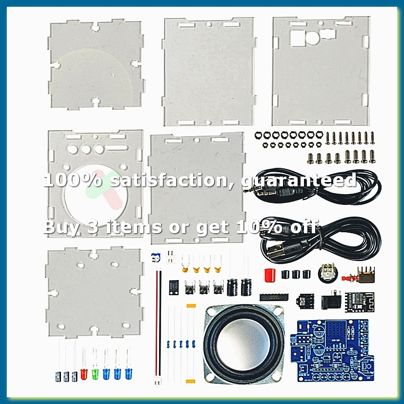 Diy Electronics Project Kit - Kit de Alto-falante Bluetooth DIY, Projeto