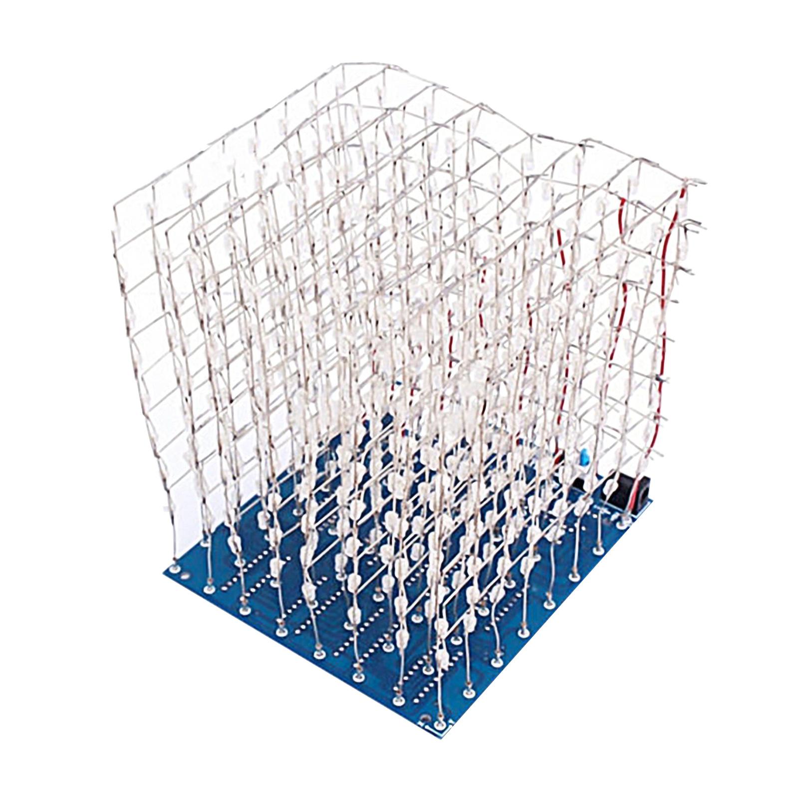 Kit 3D LED Light Cube para apr - Diy Electronics Learning Kit avaliação e preço