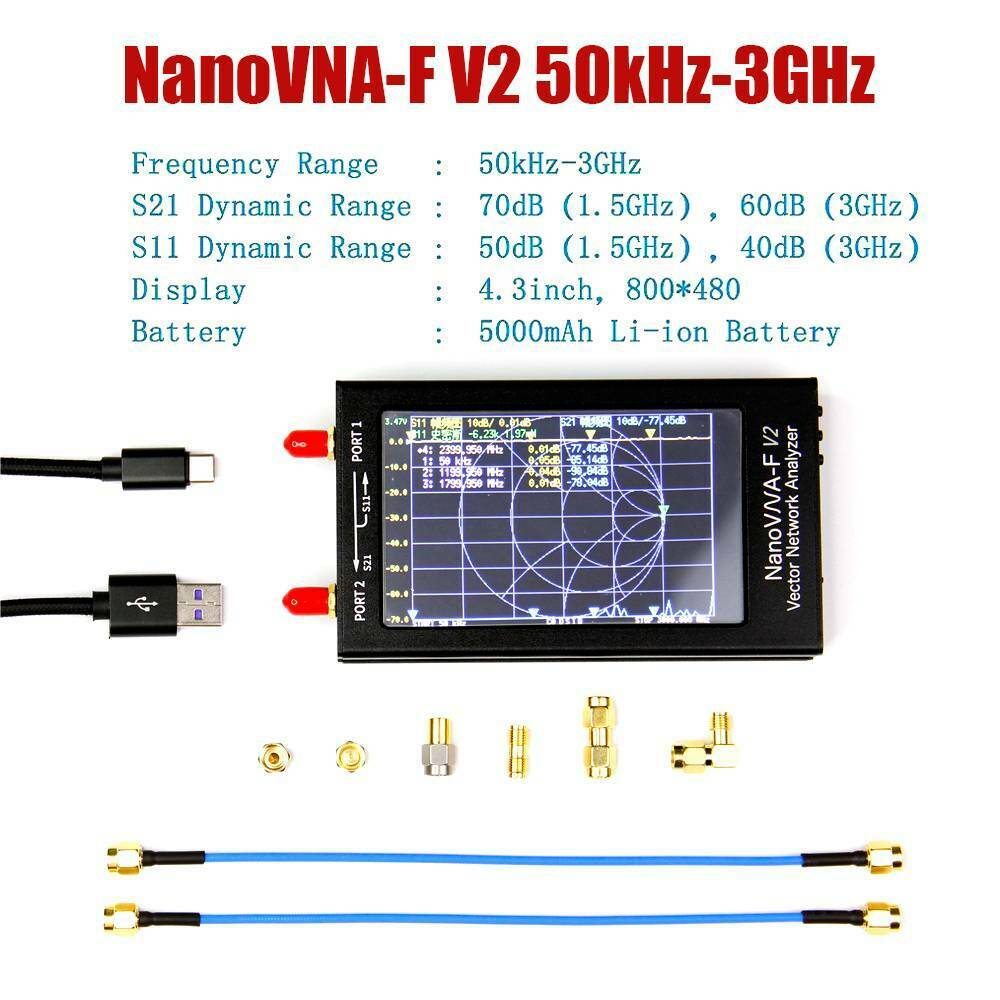 NanoVNA V2 Vector Network Anal - Logic Analyzer Usb avaliação e preço