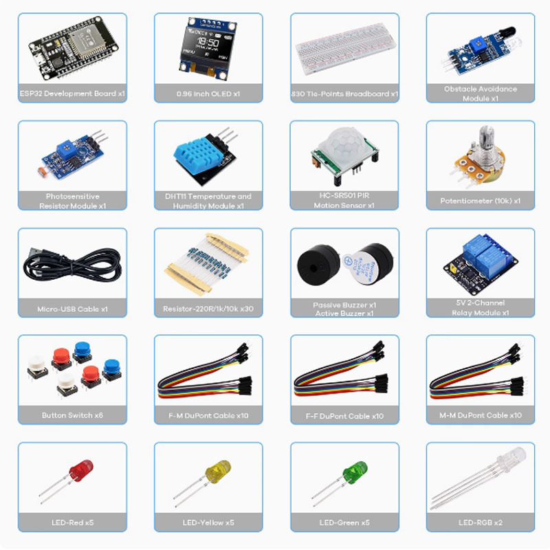 Kit de Módulo WiFi Sem Fio, Co - Diy Electronics Learning Kit avaliação e preço