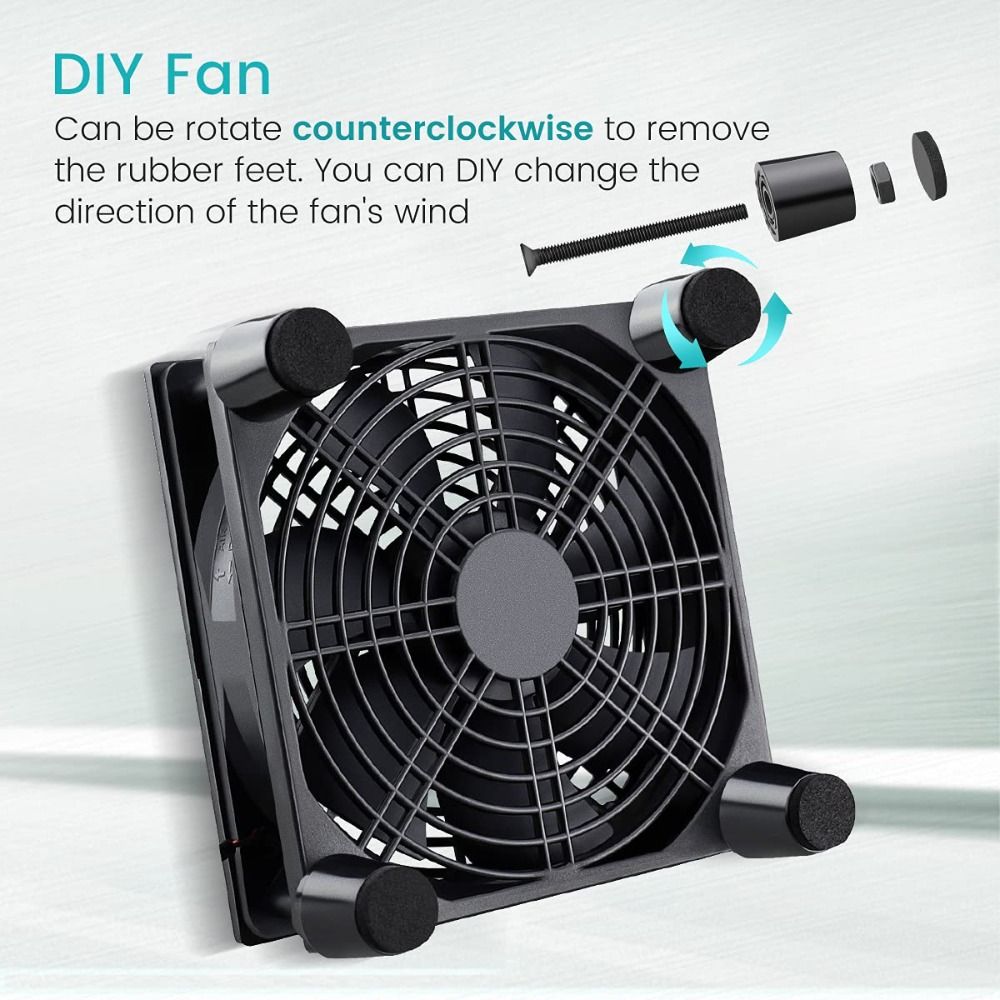 Ventilador Eletrônico USB com  - Diy Electronics Cabinet avaliação e preço