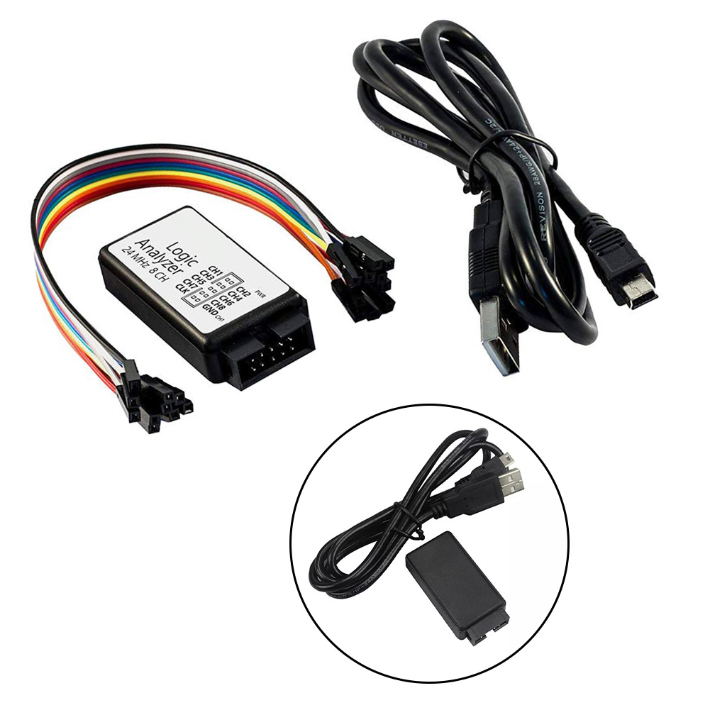 24MHz, 8 canais, para analisad - Logic Analyzer Usb avaliação e preço