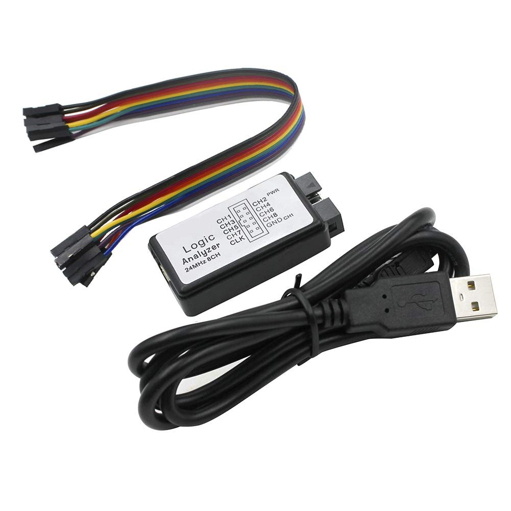 24MHz, 8 canais, para analisad - Logic Analyzer Usb avaliação e preço