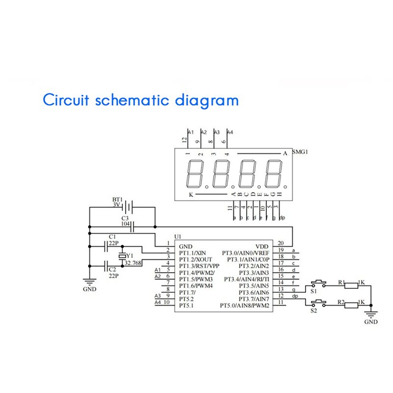 Kit Eletrônico DIY de Relógio  - Diy Electronics Learning Kit avaliação e preço